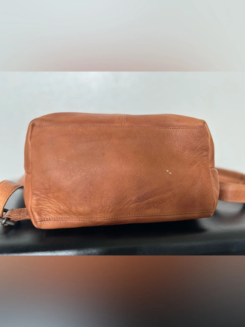 Latico Leathers Cognac Nash Crossbody Handbag - Picture 9 of 15